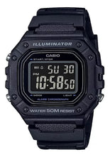 Cargar imagen en el visor de la galería, CASIO W-218H 1BVCF BLACK