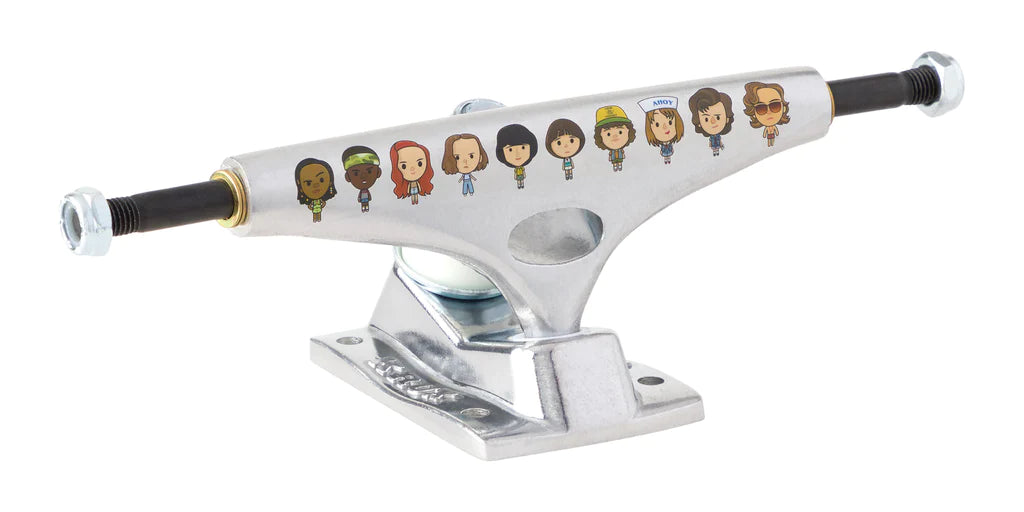 Krux X STRANGER THINGS スケボートラック KRUX TRUCKS X STRANGER THINGS CREW SILVER STANDARD – Terminal