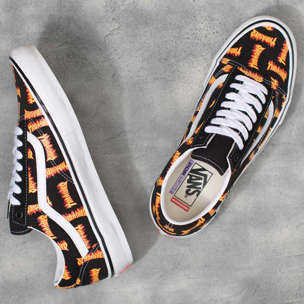 Tenis vans x deals thrasher