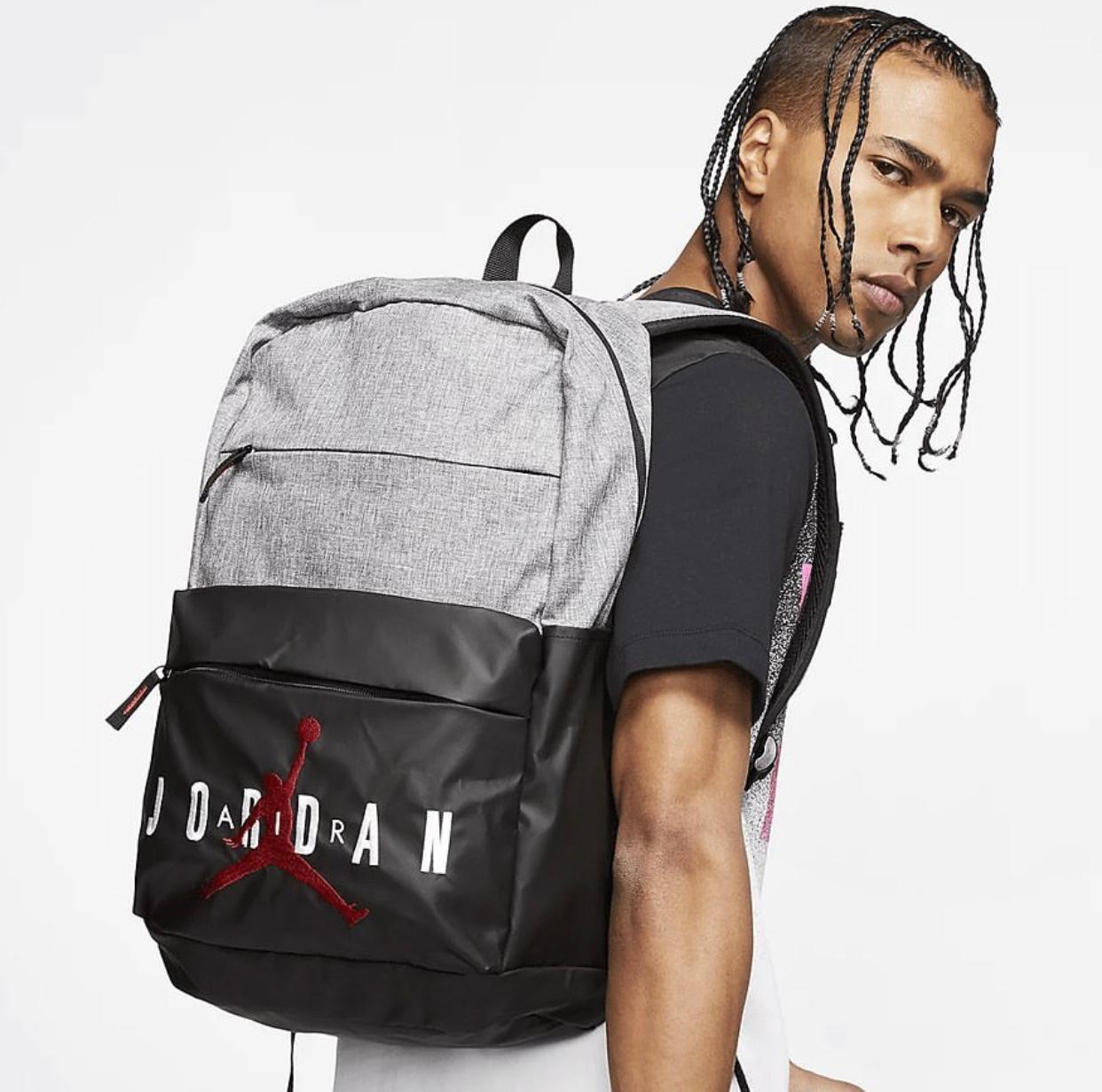 JORDAN AIR GREY BACK PACK