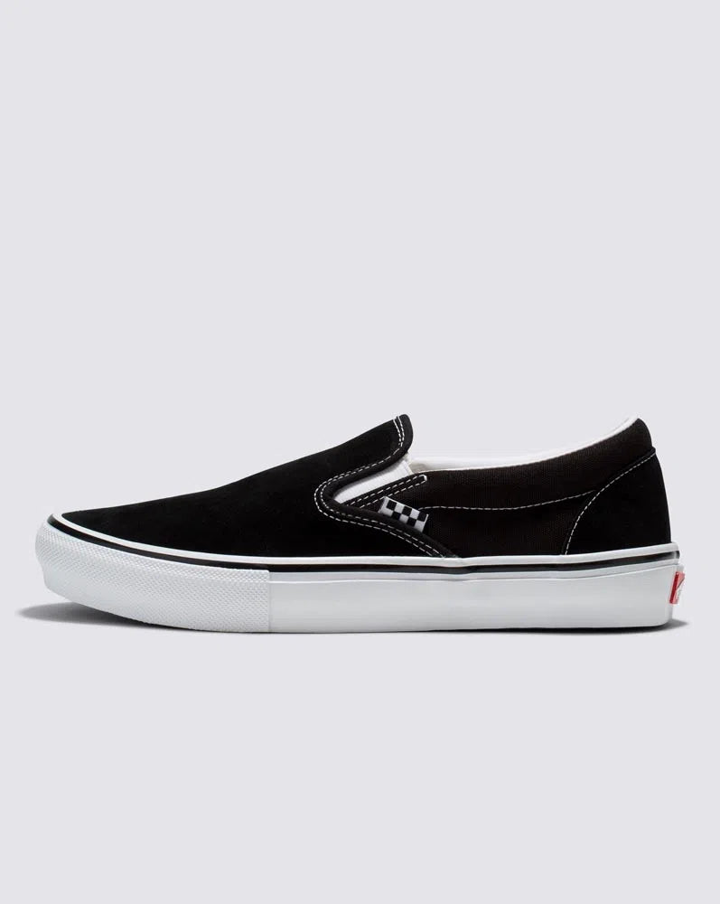 Vans Skate Slip On Pro Blk White.