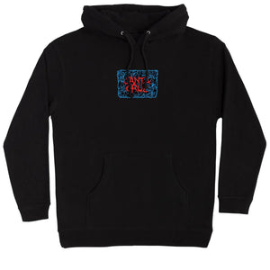 SANTA CRUZ KNOX FIREPIT DOT FACES HOODIE BLK