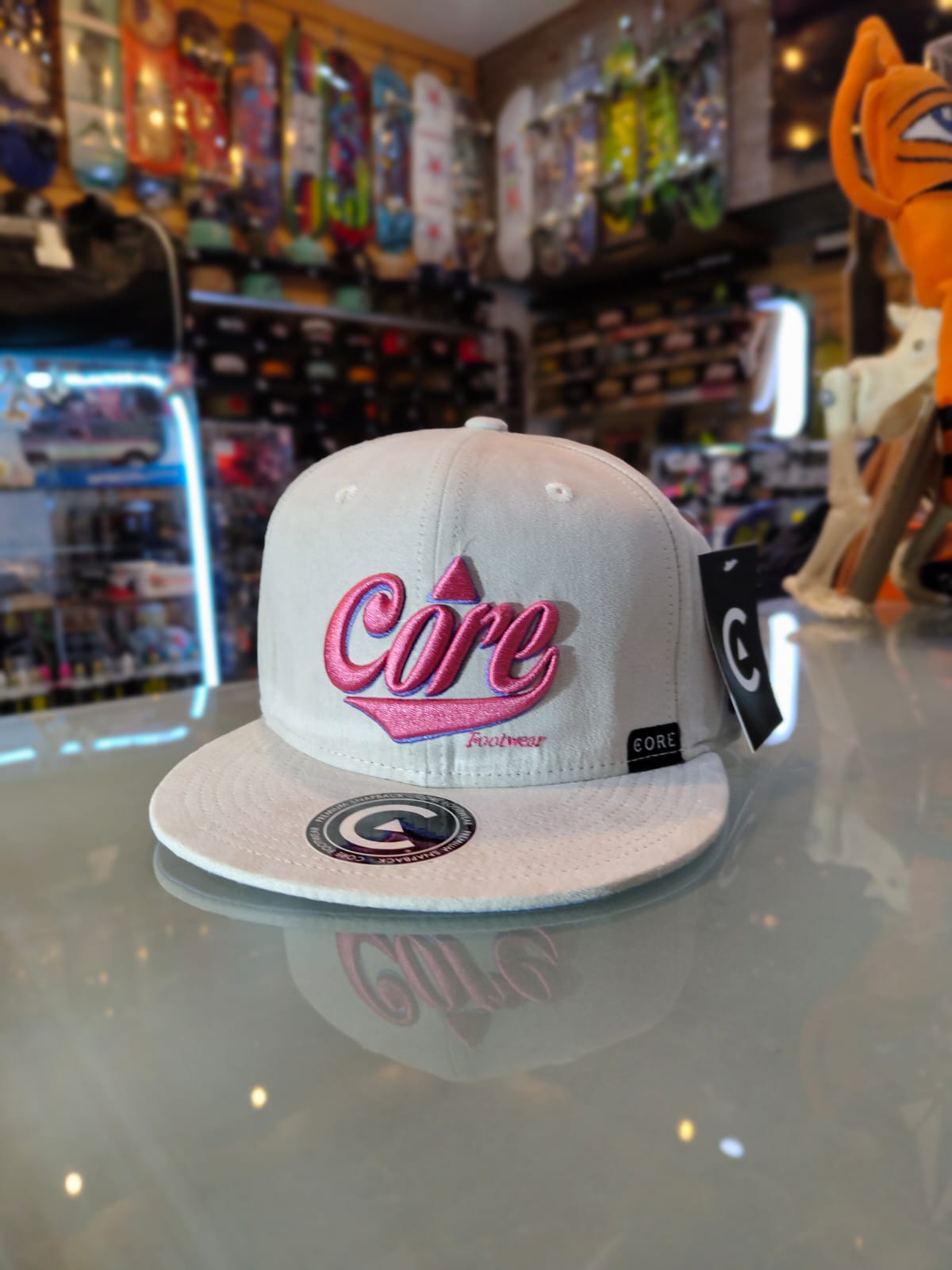 GORRA CORE LOGO ROSA