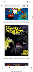 Revista ILEGAL SQUAD grafitti