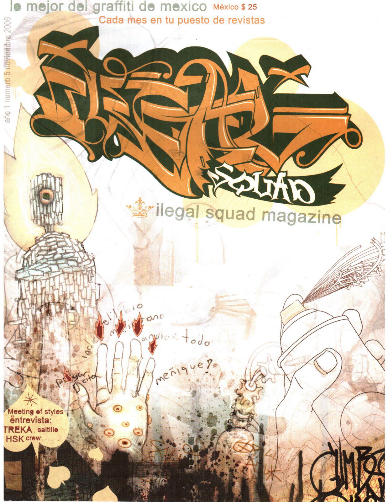 Revista ILEGAL SQUAD graffiti