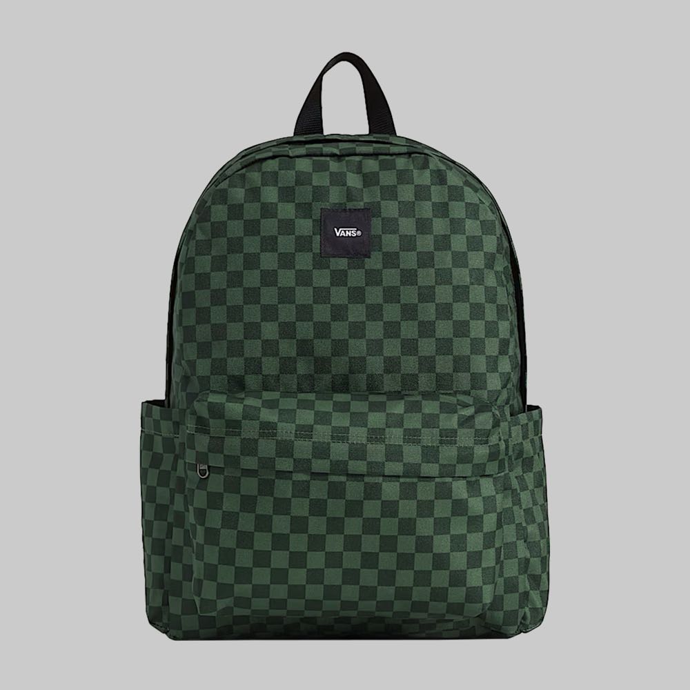 MOCHILA VANS OLD SKOOL CHECK GREEN