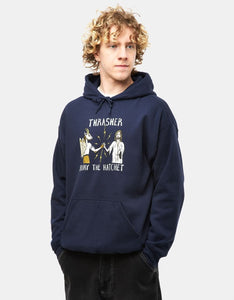 HOODIE TRHASHER X TOY MACHINE