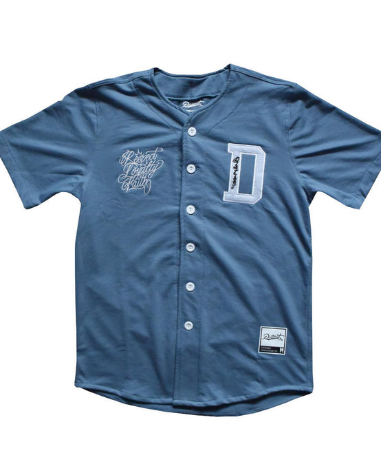 JERSEY BASEBOLERO DISTREET AZUL