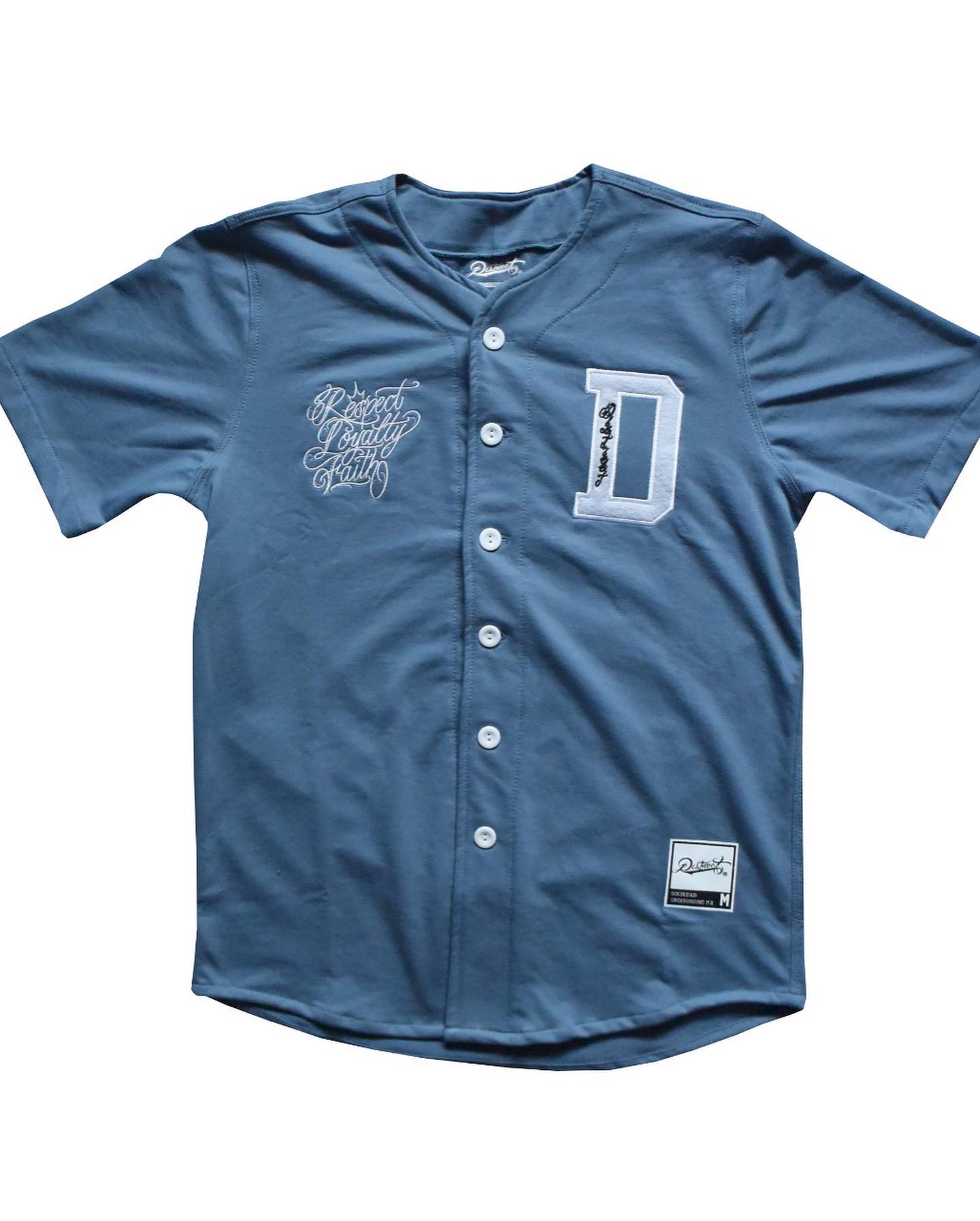 JERSEY BASEBOLERO DISTREET AZUL