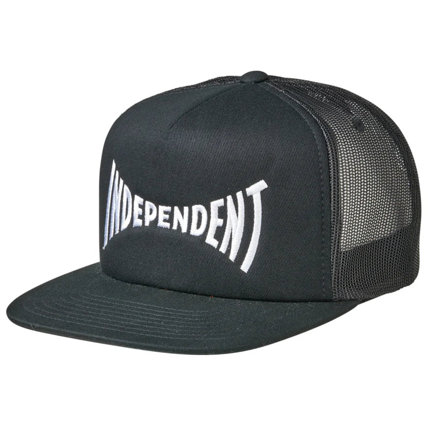 INDEPENDENT SPAN TRUCKER HAT BLK