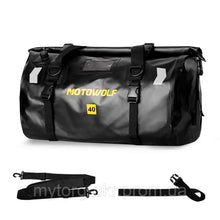 Load image into Gallery viewer, Bolsa impermeable Motowolf NEGRO