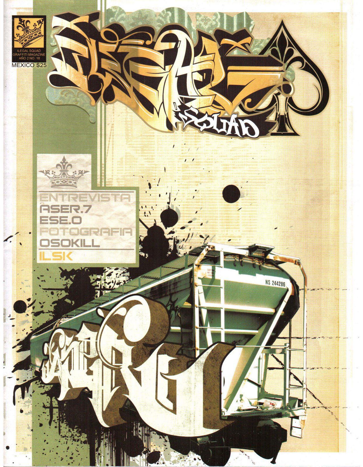 Revista ILEGAL SQUAD grafitti