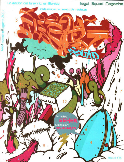 revista ILEGAL SQUAD  graffiti