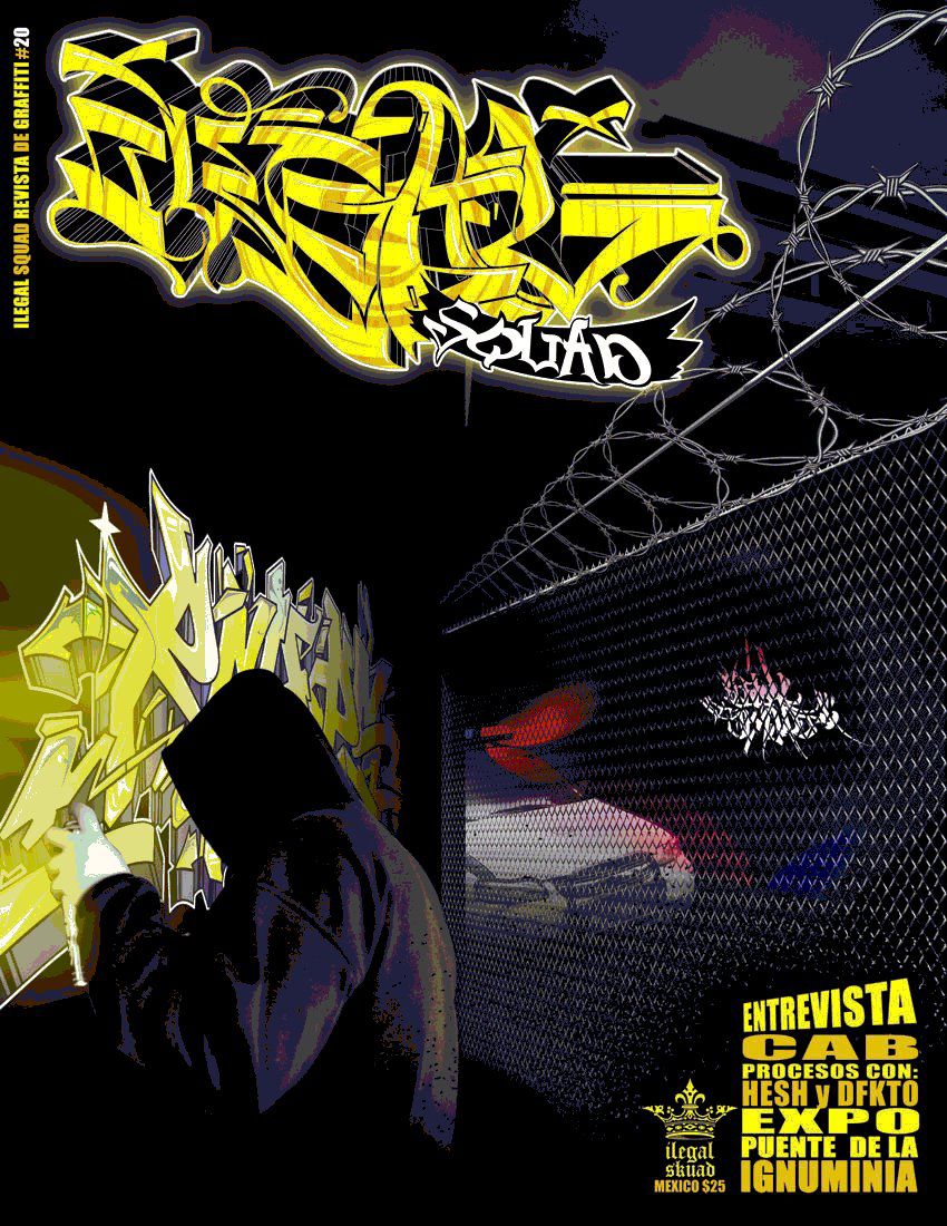 Revista ILEGAL SQUAD grafitti