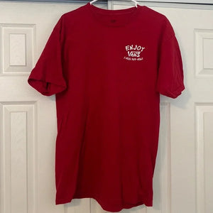 T-SHIRT VANS ENJOY CARDINAL