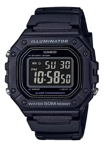 CASIO W-218H 1BVCF BLACK