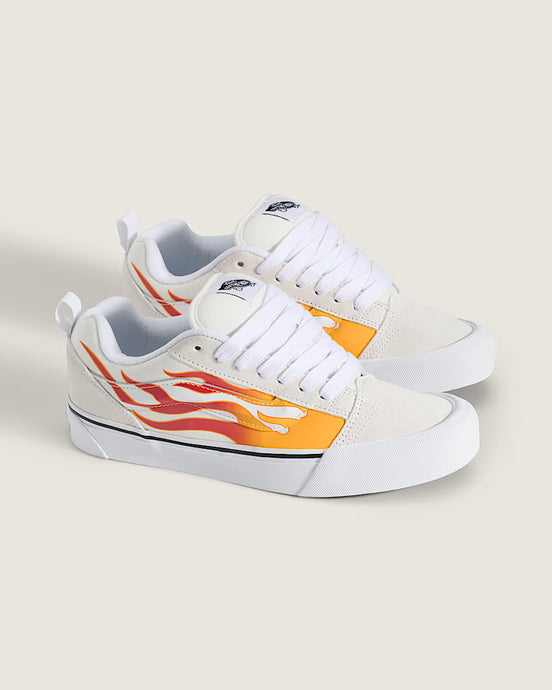 TENIS VANS KNU SKOOL FLAME WHITE