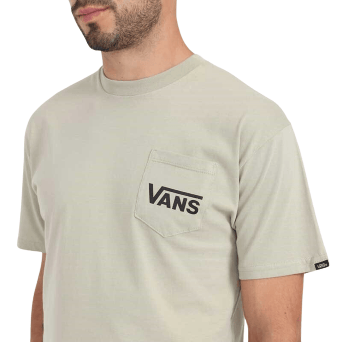 PLAYERA VANS STYLE 76 BACK SS BEIGE