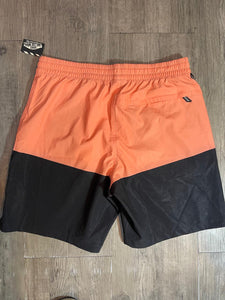 BERMUDA VANS NARANJA CON NEGRO