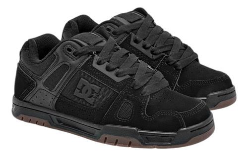 TENIS DC STAG BLACK DARK GUM