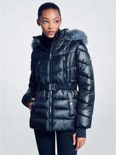 Load image into Gallery viewer, Michael Kors Faux Fur Hooded Jacket