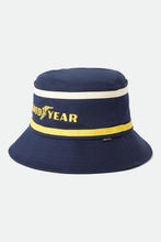 Load image into Gallery viewer, BRIXTON GOODYEAR BUCKET HAT NAVY