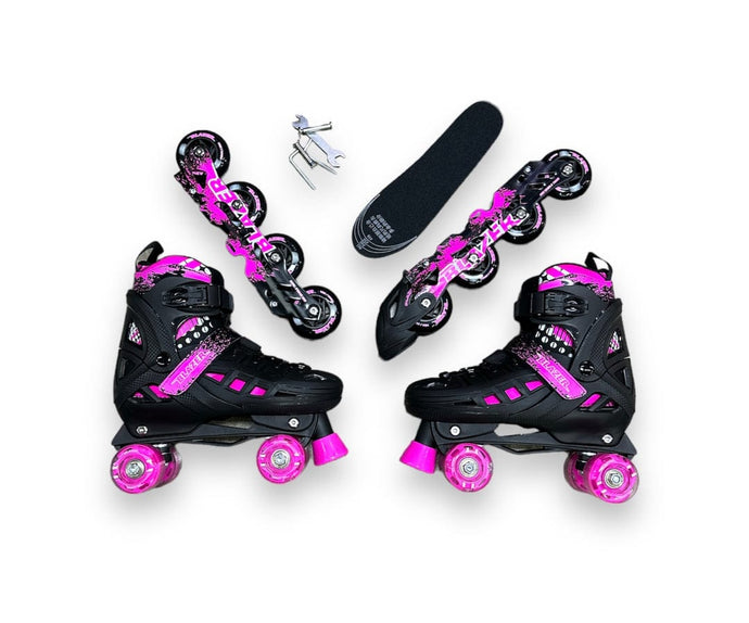 PATINES BLAZER 2 IN 1 BLACK/PINK