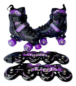 PATINES BLAZER 2 IN 1 MORADOS