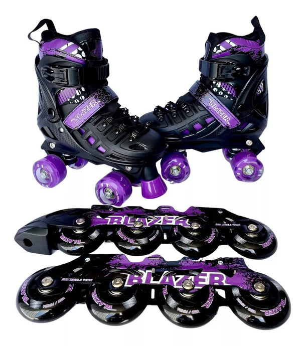 PATINES BLAZER 2 IN 1 MORADOS