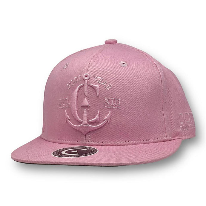 Gorra CORE rosa con ancla