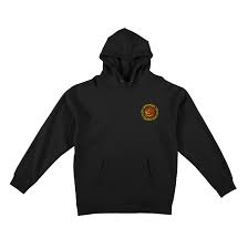 HOODIE SPITFIRE FLYING GRIMPLE BLK