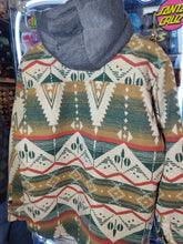Cargar imagen en el visor de la galería, CHAMARRA TIPO WESTERN ROOSEVELT CON GORRO