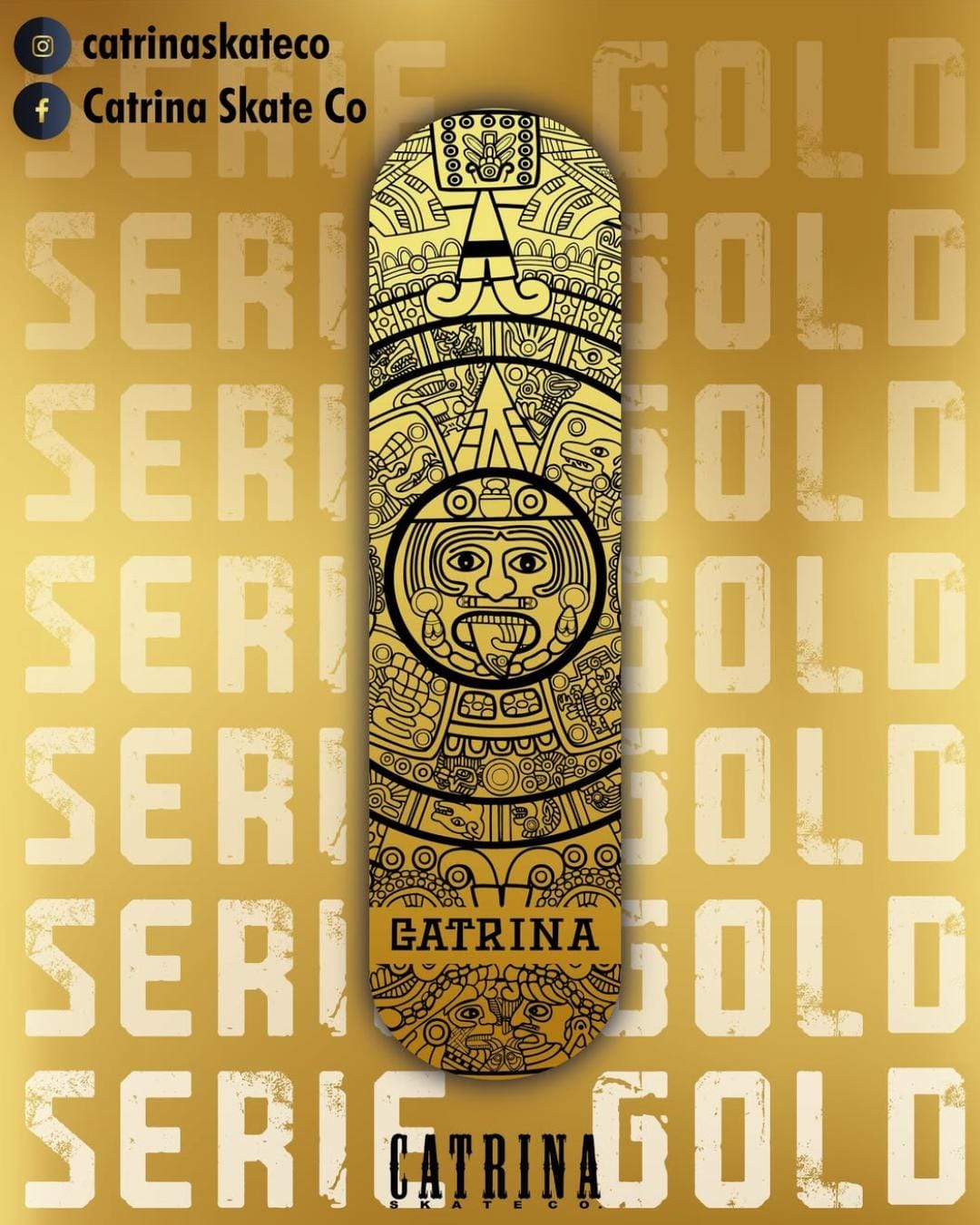 Tabla Catrina Gold Serie