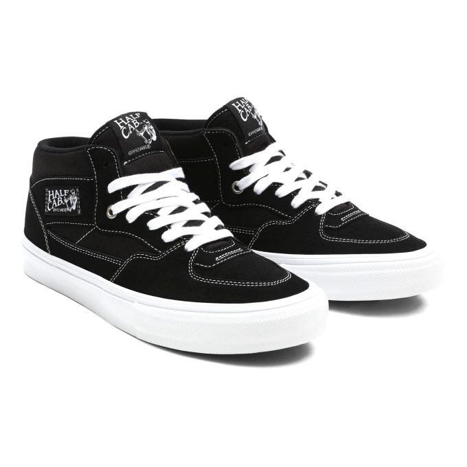 TENIS VANS SKATE HALF CAB BLK/WHT