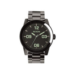 Nixon Corporal SS Polished Gunmetal A346-1885-00 Men's Watch.