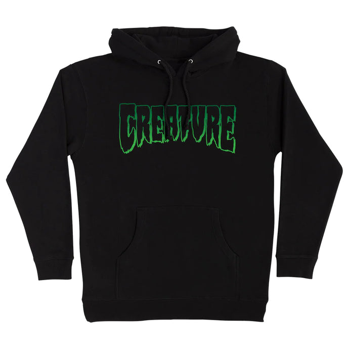 SUDADERA CREATURE LOGO OUTLINE BLK