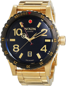 Nixon A277513 Diplomat SS Reloj Analógico De Cuarzo Suizo Dorado Para Hombre.