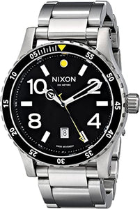 Nixon Diplomat SS Analog Display Reloj Plata de Cuarzo Suizo A277000.
