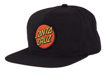 Load image into Gallery viewer, CLASSIC SNAPBACK HAT BLK SANTA CRUZ