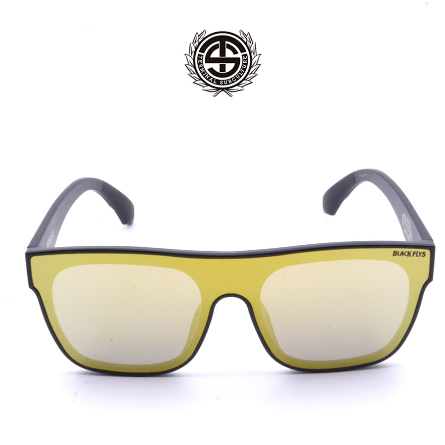 Lentes Black Flys Mono Fly Matte Gold Mirror Lens.