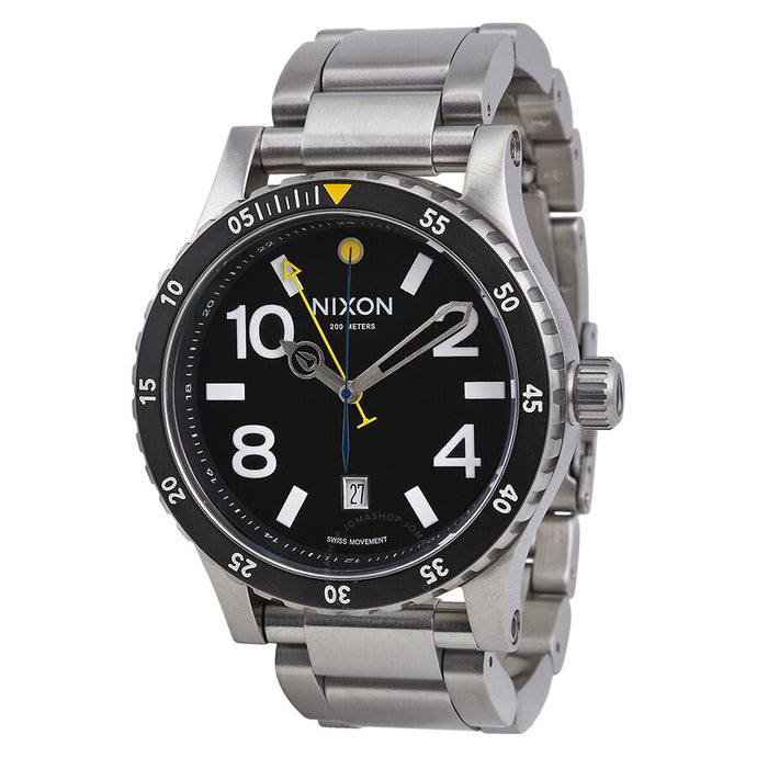 Nixon Diplomat SS Analog Display Reloj Plata de Cuarzo Suizo A277000.